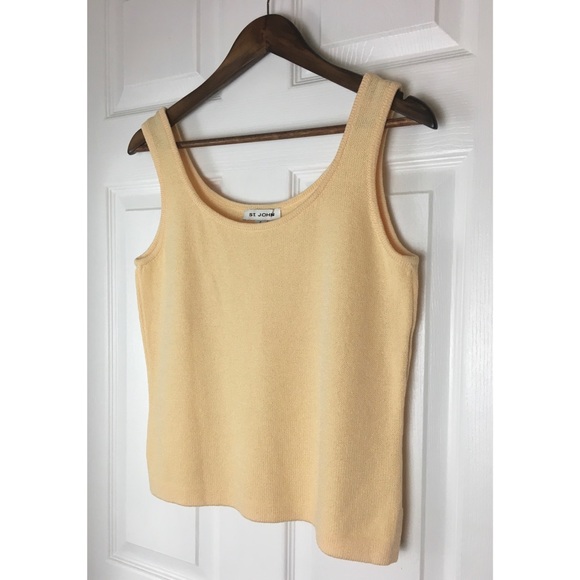 St. John Tops - ST.JOHN Peach Tank